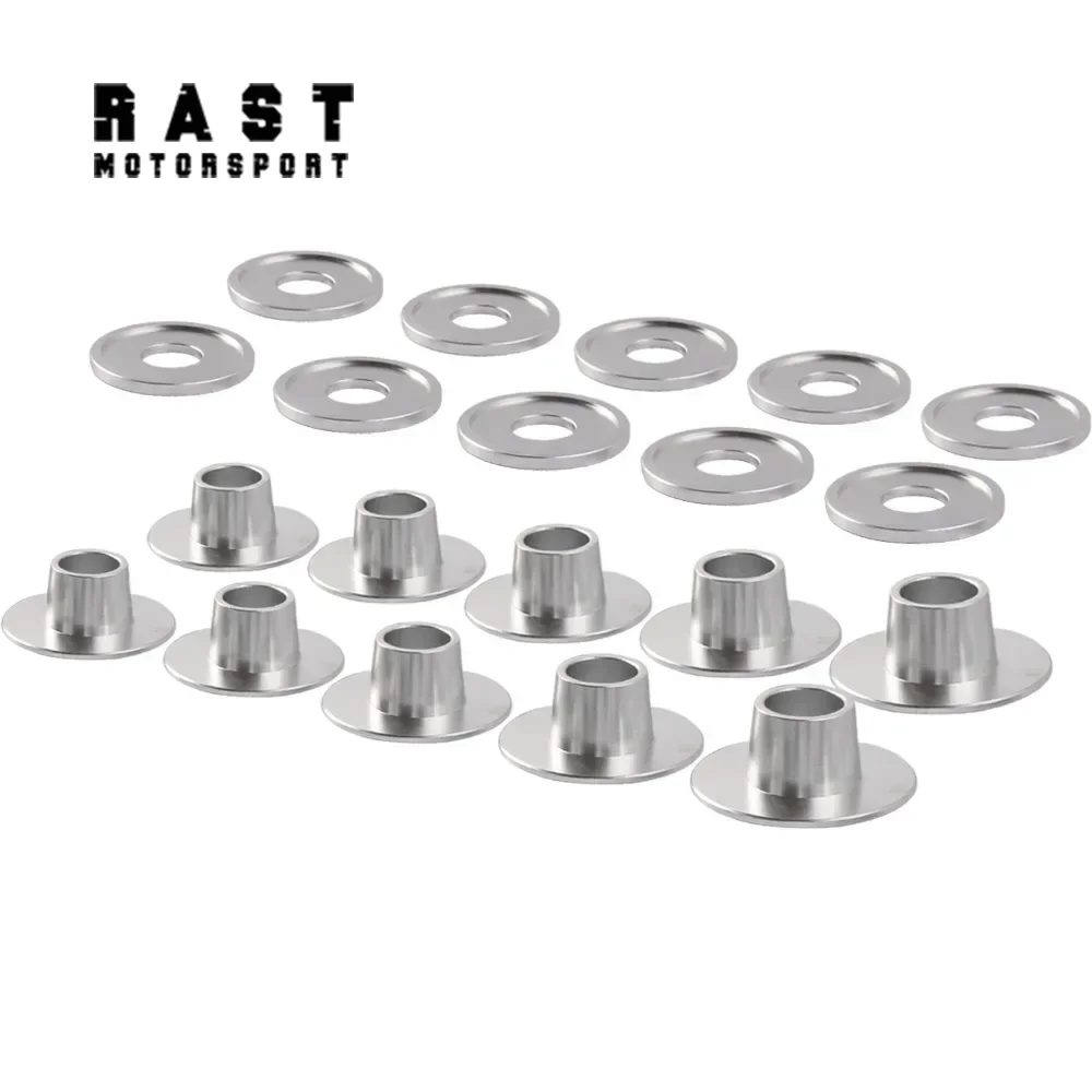 For VW Golf MK6 Sagitar Touran Skoda Octavia Seat Leon PQ35 AluminumSubframe LOCKUP ALIGNMENT KIT Rigid Collar Bushing SET