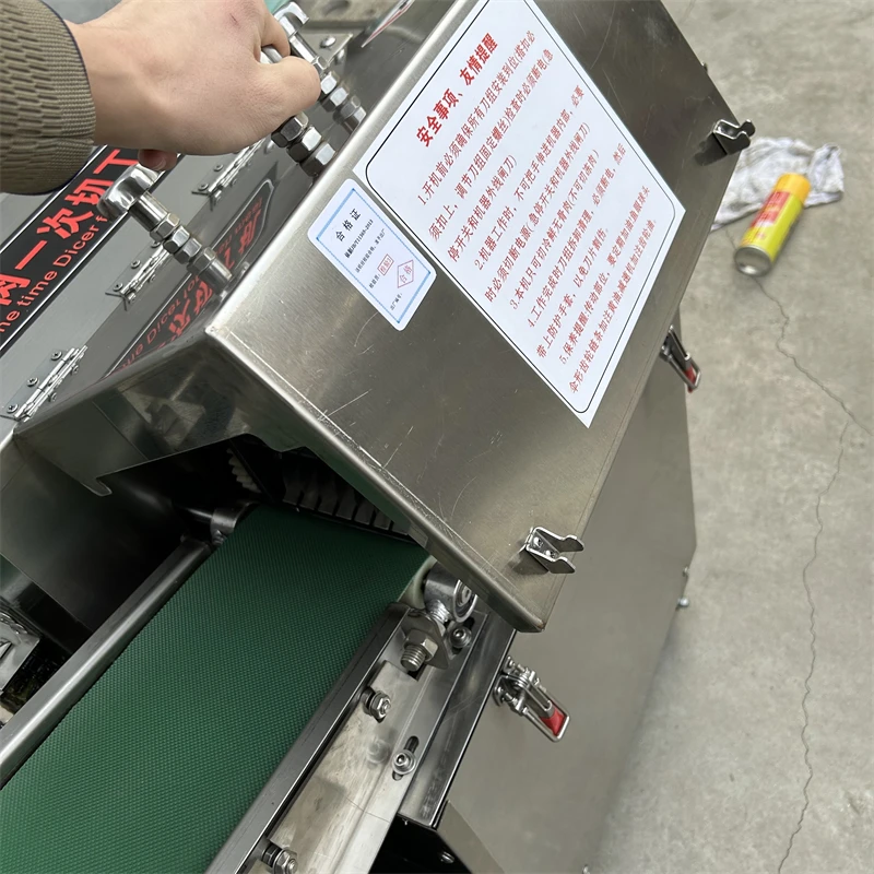 Boneless Steak Slicer Meat Dicer Cube Cutting Machine Meat Block Cutter Chicken Cutting Shredding Meat Dicing Machine
