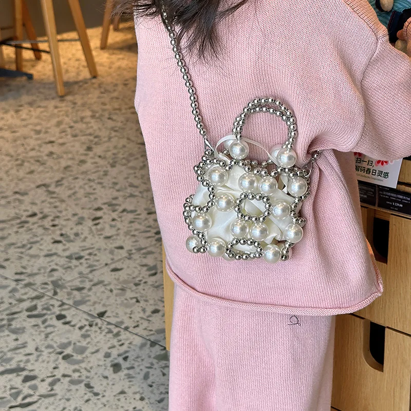 Children Crossbody Bags Fashionable Pearl Handbags Crossbody Women Mother Kids Bag Girl Designer Bags Women Bags Сумка Женская