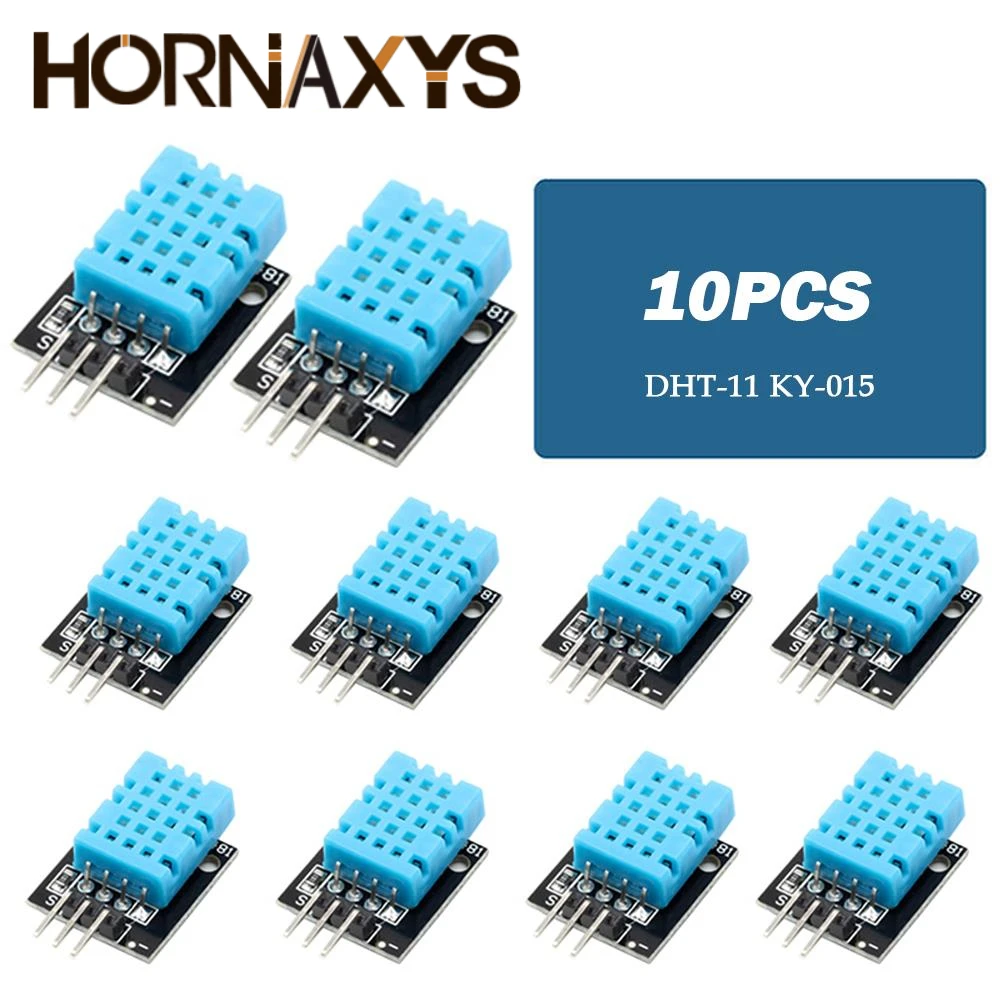 5/10PCS Smart 3pin KY-015 DHT-11 DHT11 modulo sensore di temperatura e umidità relativa digitale + PCB per Kit di avviamento fai da te Arduino