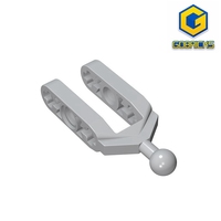 Gobricks GDS-1028 Technical, Steering Knuckle Arm with Tow Ball compatible with lego 6572 DIY Educational Building Blocks