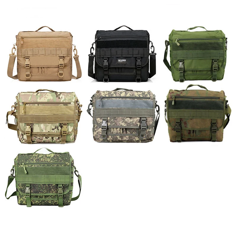 Oulylan New 2024 Camouflage Outdoor Shoulder Bag Men's Laptop Tactical Messenger Bag Briefcase Handbags Women