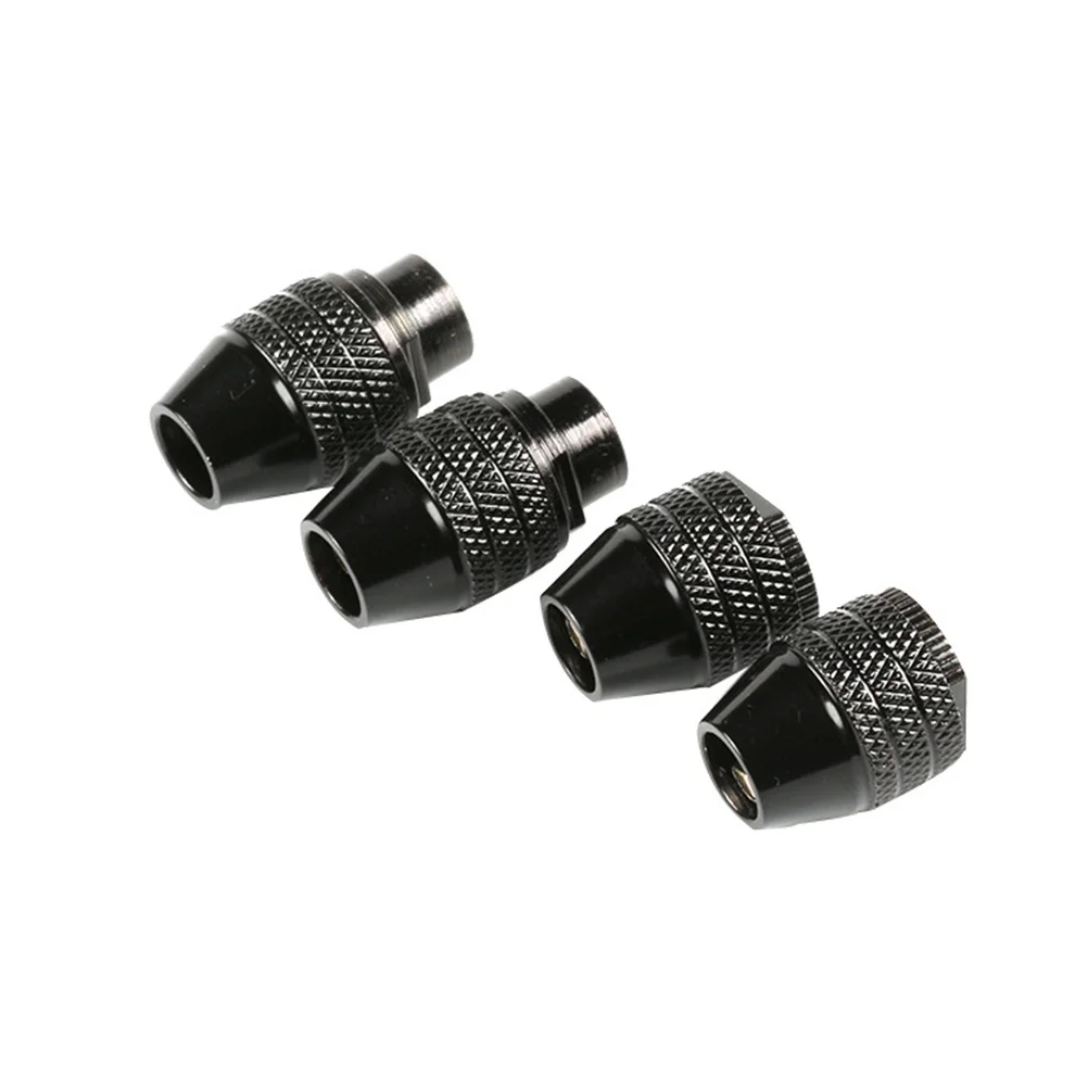 Uchwyt bezkluczykowy 2 szt. 0,3-6,5 mm, adapter do bitów ze stopu aluminium do wiertarki udarowej, do użytku z wiertarką, bez bitów, części narzędziowe