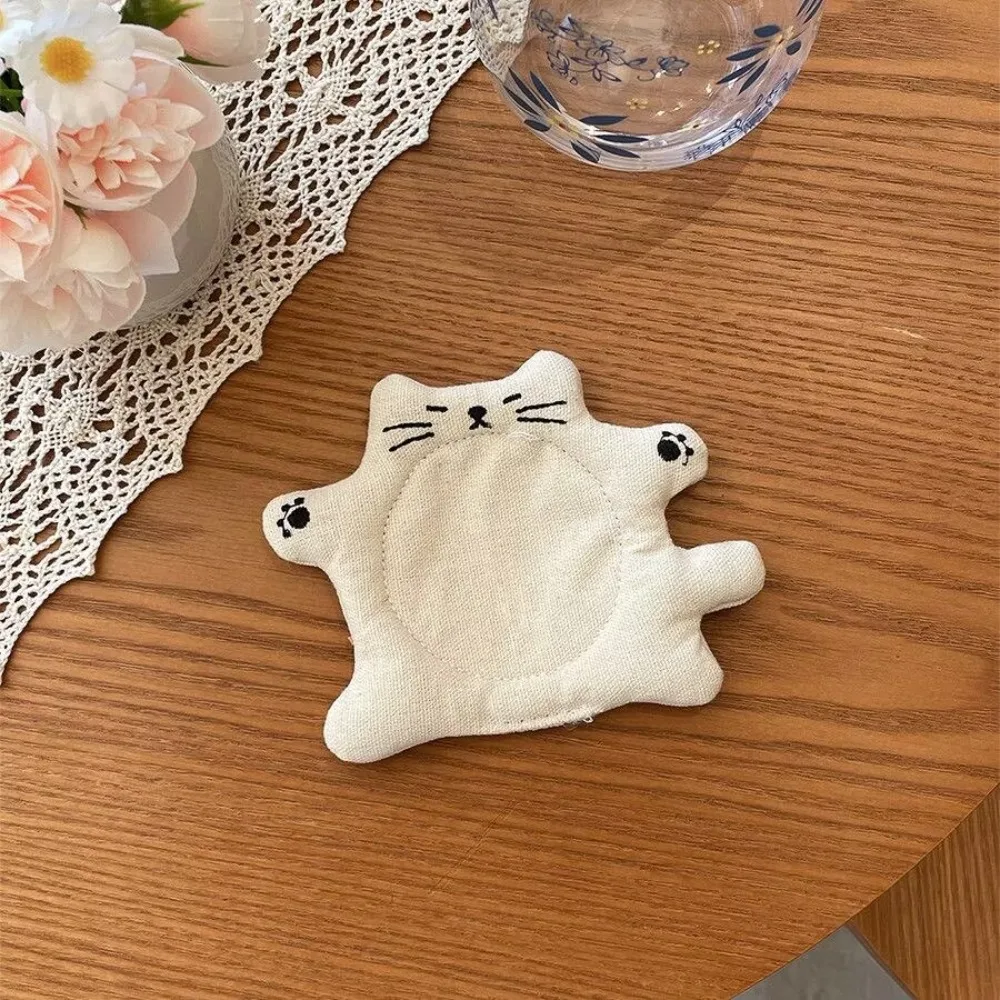 Pot Mats Cute Cartoon Animal Fabric Coaster Panda Anti Slip Seal Heat Insulation Pad Washable Delicate Anti Scald Pad Cafe
