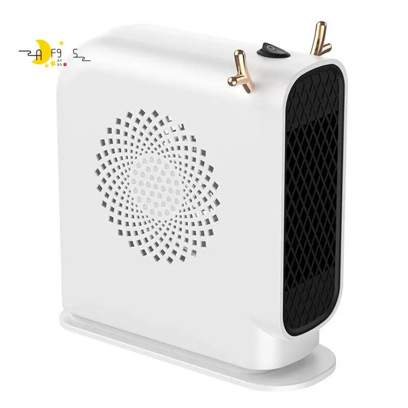 

AF95-Electric Heater Fans Portable Desktop Low 500W Consumption Heating For Home Bedroom Warmer Machine For Winter EU Plug