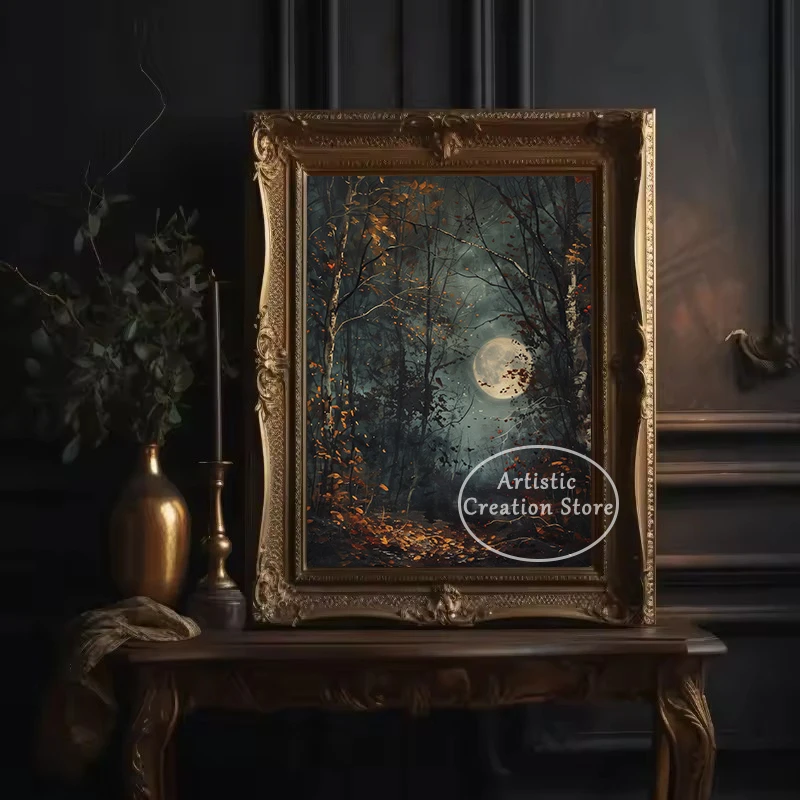 خمر الأكاديمية الداكنة القوطية الأميرة الخفافيش الغراب الساحرة صيدلية المشارك حائط لوح رسم الفن صور ديكور المنزل الداخلي #4