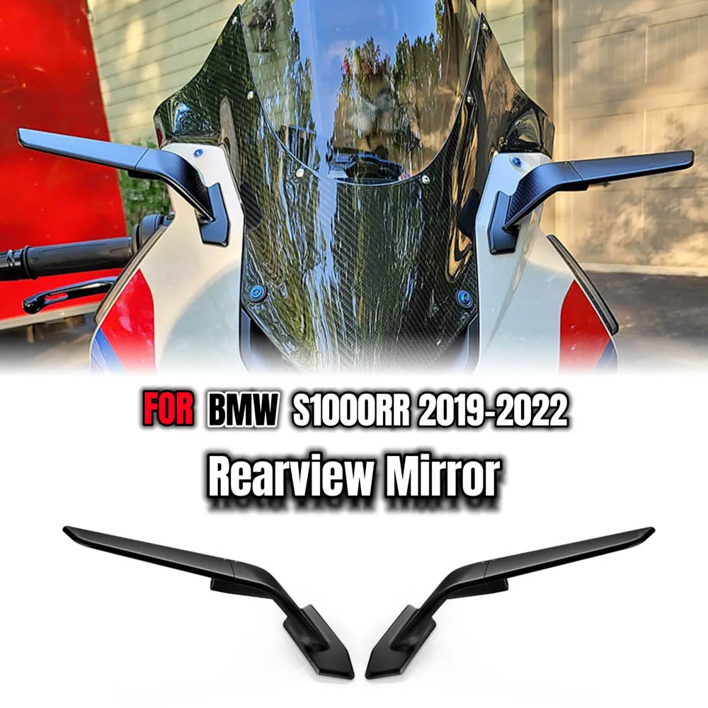 

S1000RR Motorcycle Wing Mirrors Adjustable Rotating Rearview Side Mirror For BMW S1000 RR M1000RR 2019 2020 2021 2022