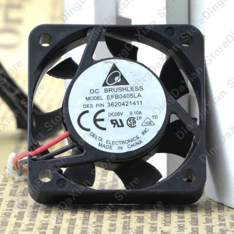 

l 1PCS For DELTA EFB0405LA | 5V 0.10A | 4CM | Quiet Small Industrial Cooling Fan