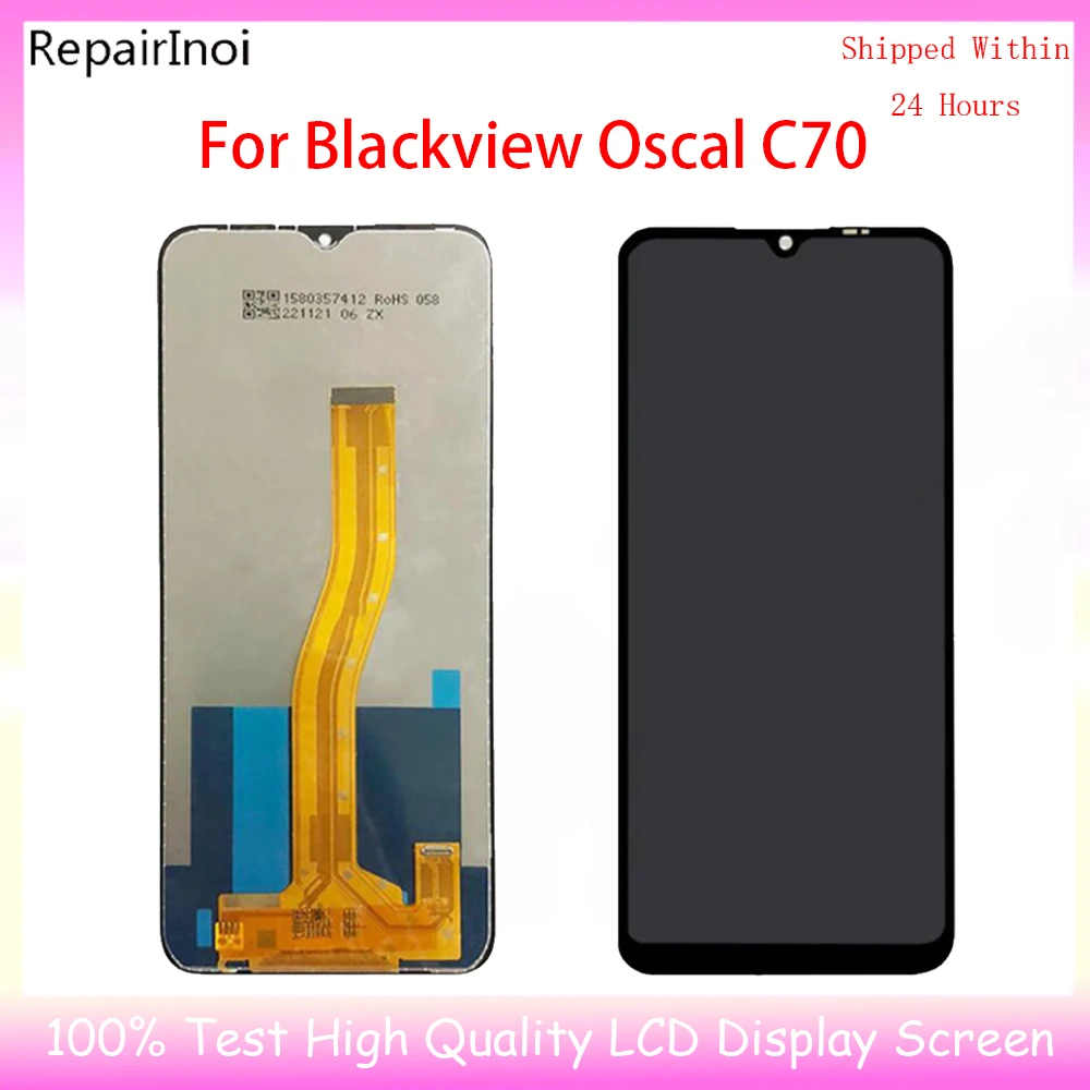 100% Tested LCD Display Blackview Oscal C20 C30 C60 C70 C80 LCD Display Touch Screen Digitizer Replacement Assembly