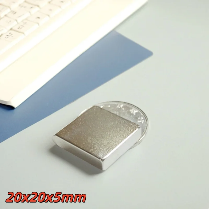 20x20x5mm 20x20x5-5mm Block Super Powerful Strong Magnetic Magnets For Home Refrigerators, Offices DIY 20*20*5 20*20*5-5