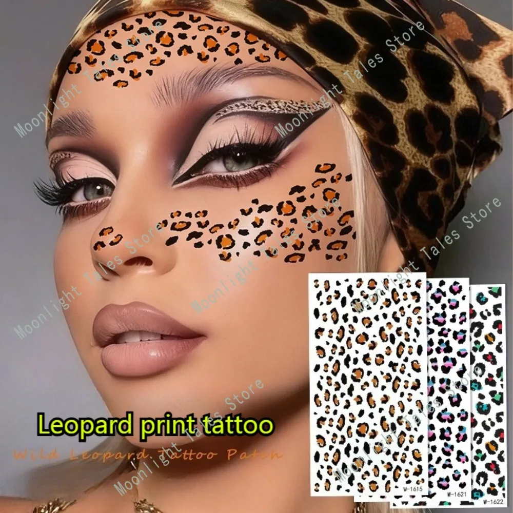 

Cosplay Eye Shadow Temporary Tattoo Stickers Self-Adhesive Eyelid Makeup Decals for Halloween, Rave, Festival, Costume Parties