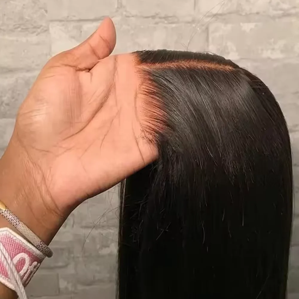 

38 40 Inch Straight Lace Front Wig Human Hair 250% Density 13x4 Transparent HD Lace Full Frontal 5X5 Glueless Wig Wear And Go Glueless Wigs Human Hair Pre Plucked