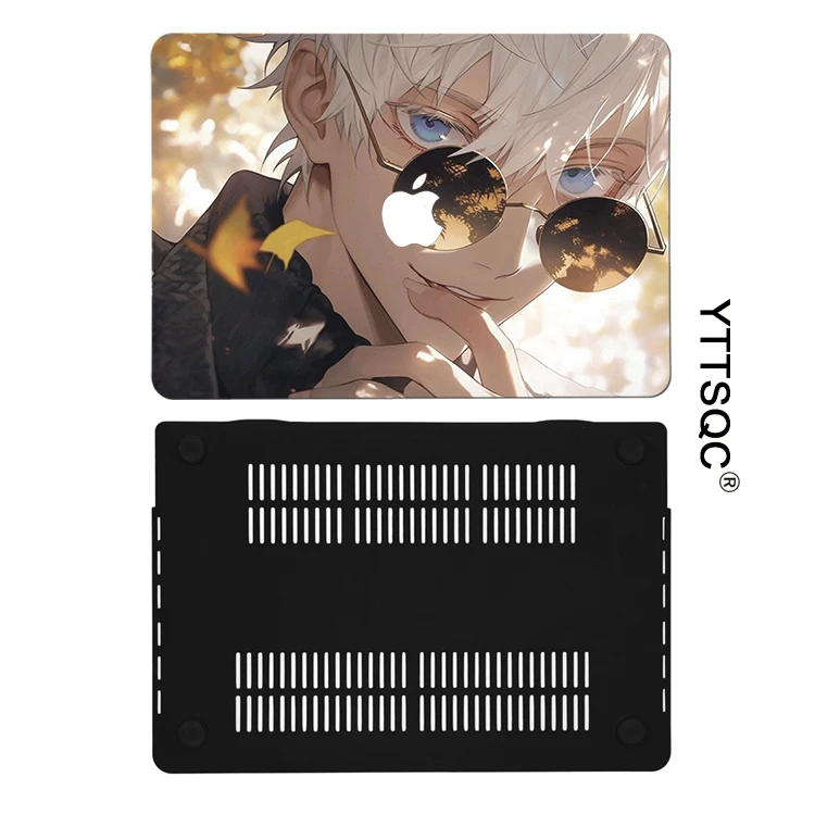 Imagem -06 - Concha Dura para Laptop Jujutsu Kaisen Anime Satoru Gojo Capa para Macbook Air m2 m1 Pro 13 14 16 Mac A2681 A2337 A2338 A2681