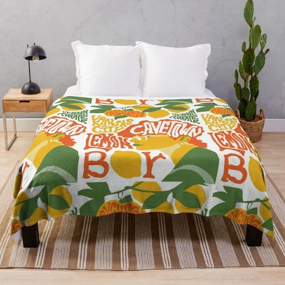 

Lemon Boy Cavetown Throw Blanket Soft Bedroom Blanket for Night Sleeping