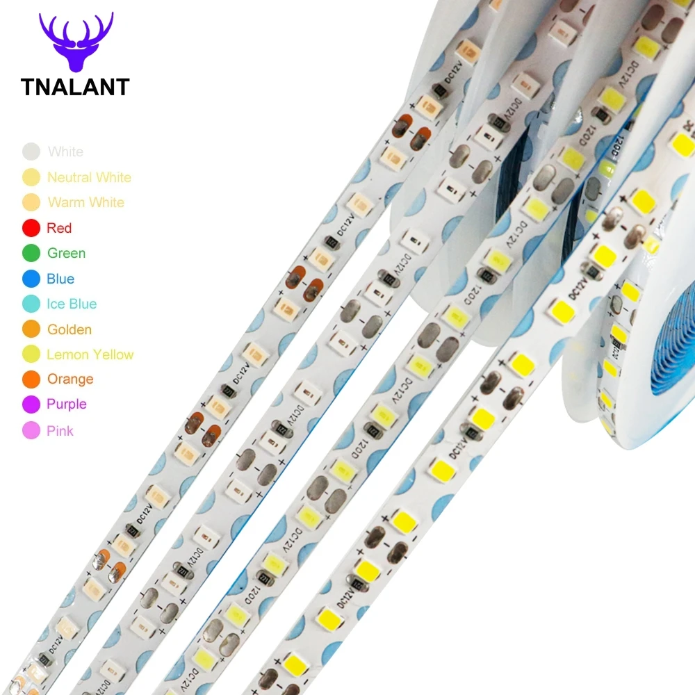 S Shape 6mm Width 2835 SMD LED Strip Bendable 120LED/m Flexible Tape Light Ribbon For DIY Neon Sign Letter 12Color 1m-20m