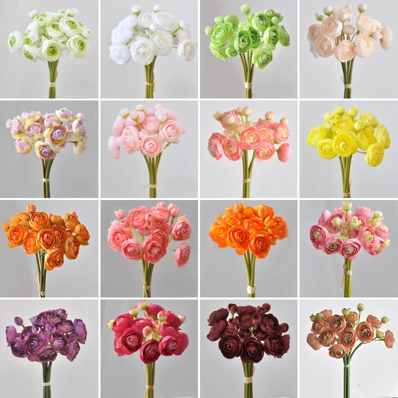 26 см искусственная роса лотос украшение дома тысяча слоев маленькая чайная роза реквизит для фотосъемки свадебный букет невесты