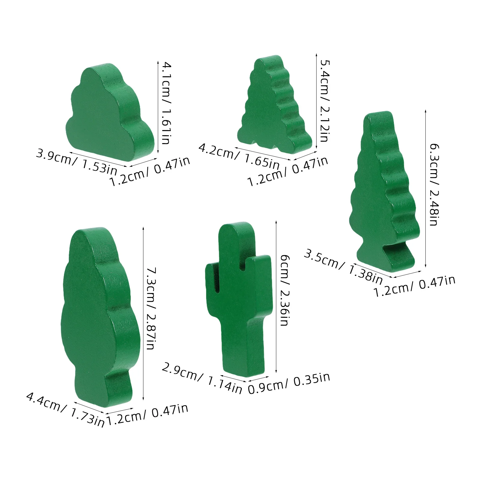 Mini arbres en bois, 6 pièces, Texture, petit décor de paysage pour maison de poupée créative, installation de Table de sable, bricolage