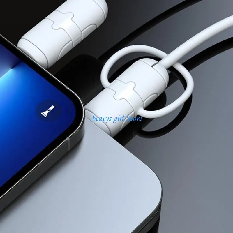 

C7AB Cable Protector for Phone 14 13 18/20W Charging Head Protector USB Data Cable Line Protections
