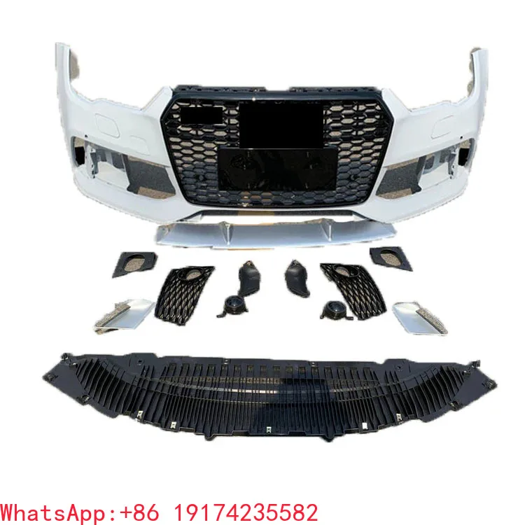 

For Car Front Bumper With Grille For A7 S7 Upgrade RS7 C7PA 2016-2018