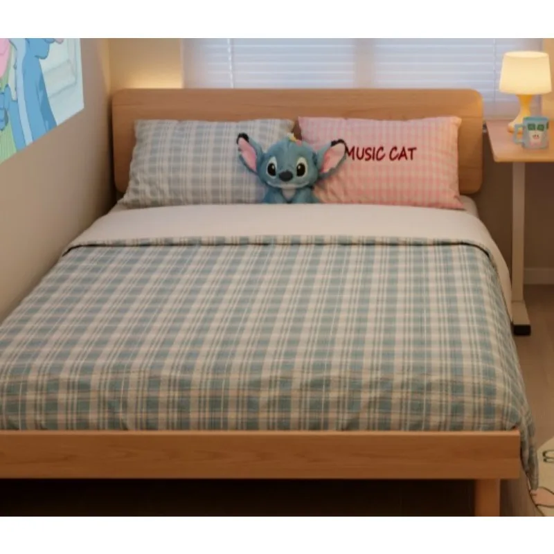 Medium and ancient wind bed 1.5 meters skeleton bedroom home new 1.2 meters single bed, second bedroom all solid wood bed