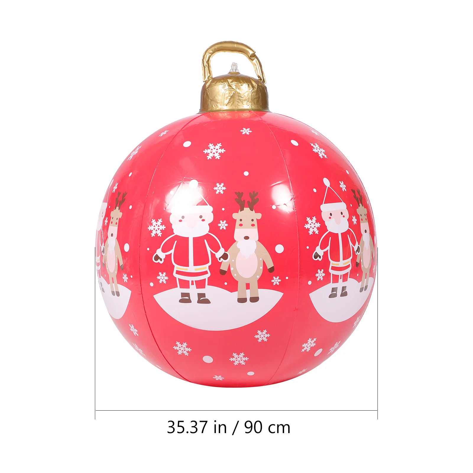 

Large Inflatable Christmas Ball Ornament Easy Inflate Holiday Indoor Outdoor Decor Xmas Decoration Inflatable Ornament