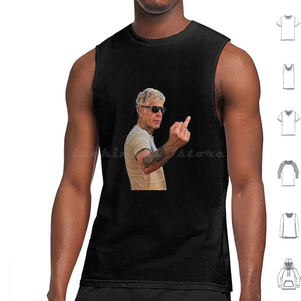 Vintage Anthony Bourdain Tank Tops Vest Sleeveless Anthony Bourdain Chef Cook Quote Celebrity Anthony Bourdain Food Anthony