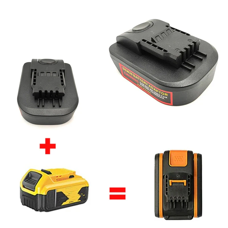 

Литиевая батарея Dewalt серии DCB 18 в 20 в оранжевую для Worx 4pin 20 в макс. литиевая батарея электрический инструмент преобразователь адаптер