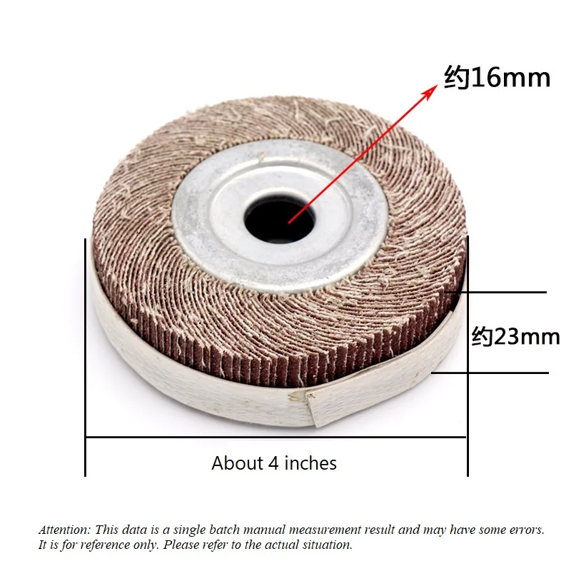 Abrasive Flap Grinding Wheel Sanding Cloth Mop Wheel Metal Wood Polishing Grinding