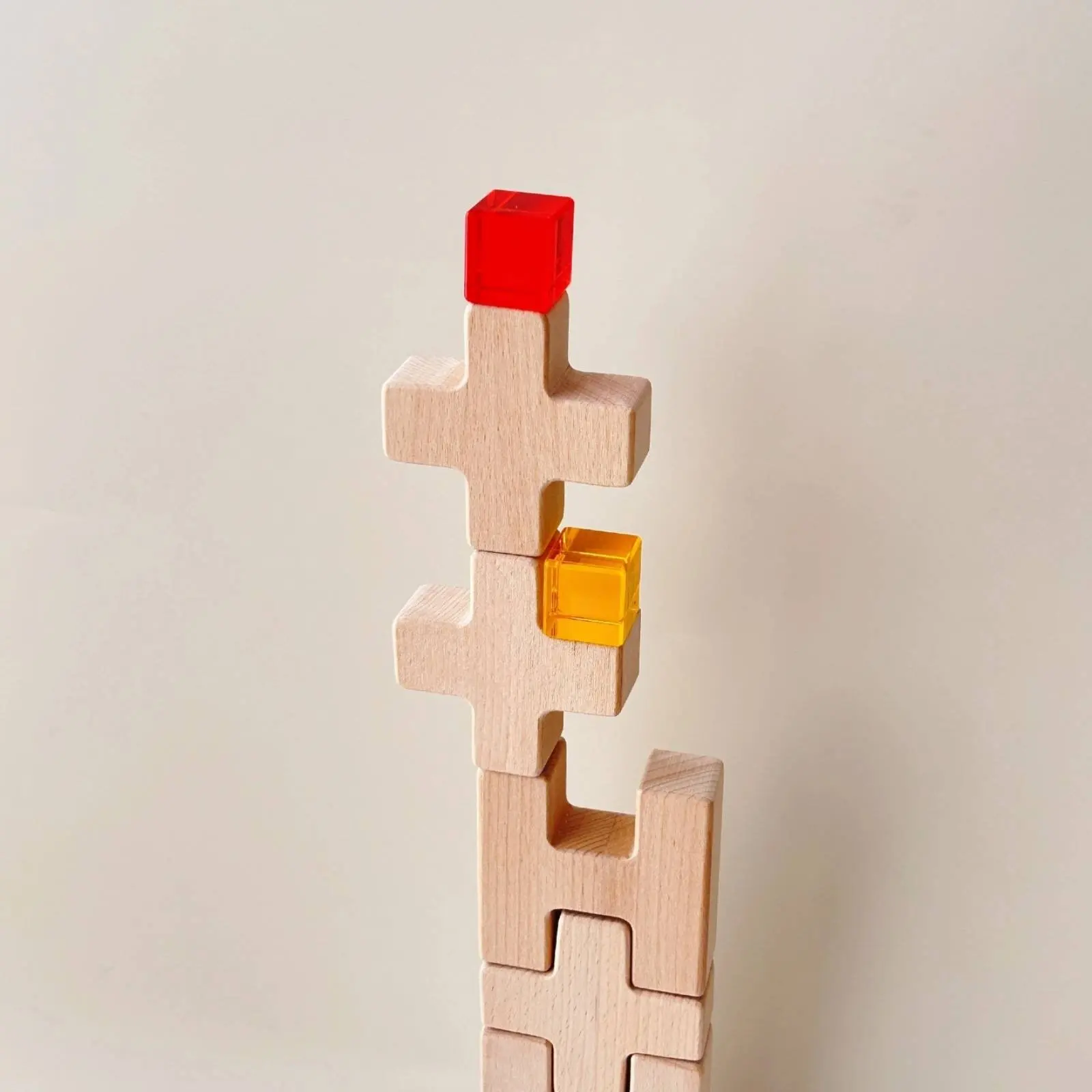 

32 полупрозрачных акриловых блока для распознавания цвета и форм, полупрозрачные строительные блоки для развития яркости и проекционного мышления