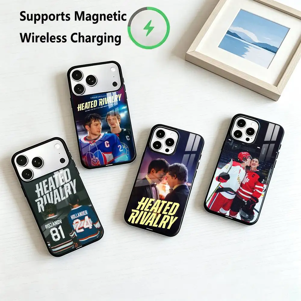 SHOW TV Heated Rivalry-Y Phone Case For iPhone17,16,15,14,13,12,11 Plus,Pro Compatible with magnetic wireless charging Gift