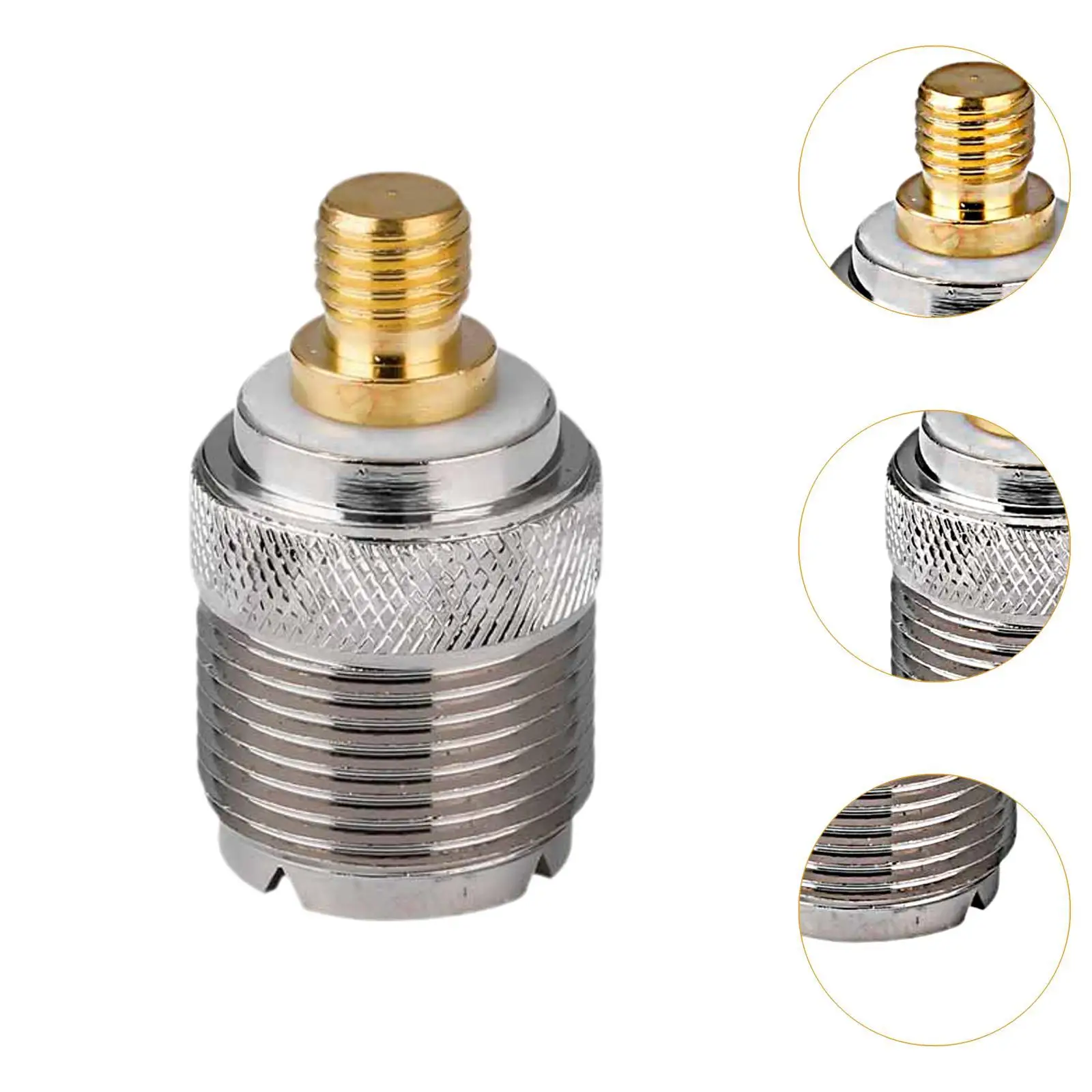 SMA to UHF Coaxial Adapter Auto Modification Reliable SO239 to M6 Adapter