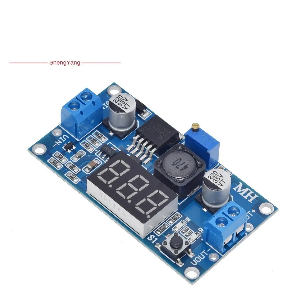 1/2/5PCS LM2596 LM2596S power module + LED Display DC-DC adjustable step-down power supply module with digital display