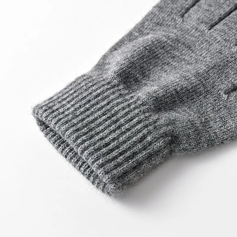 New Nail Polish Gloves Women Winter Thickened Warm Driving Korean Cute Five Finger Japanese Wool Gloves Thermal Soft Comfortable