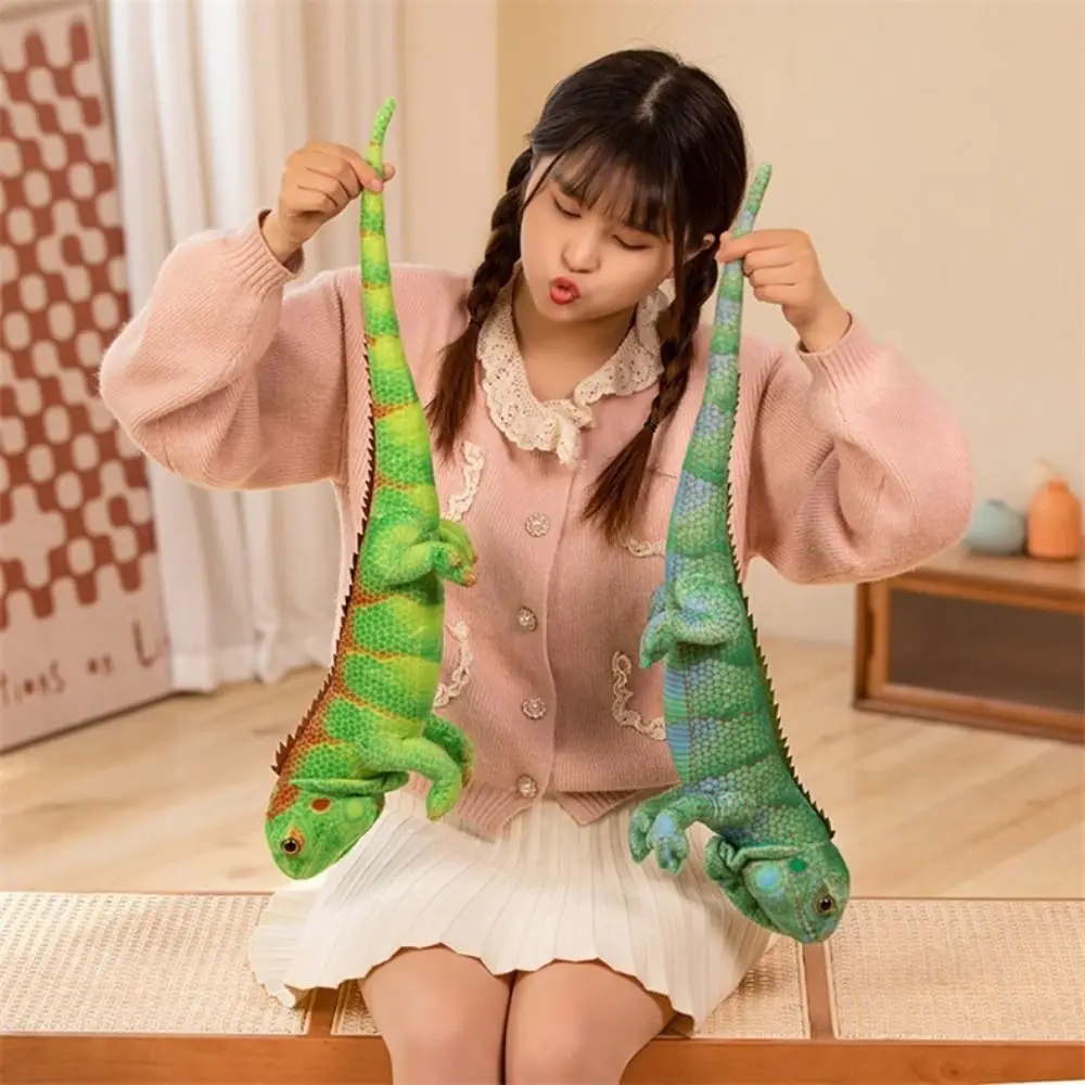 Creativo Coda Lunga Peluche Mane Lucertola Reptile Selvatico 65/95 cm Lucertola Peluche Giocattolo Simulazione Realistica Farcito Lucertola Bambola Delle Ragazze Dei Ragazzi