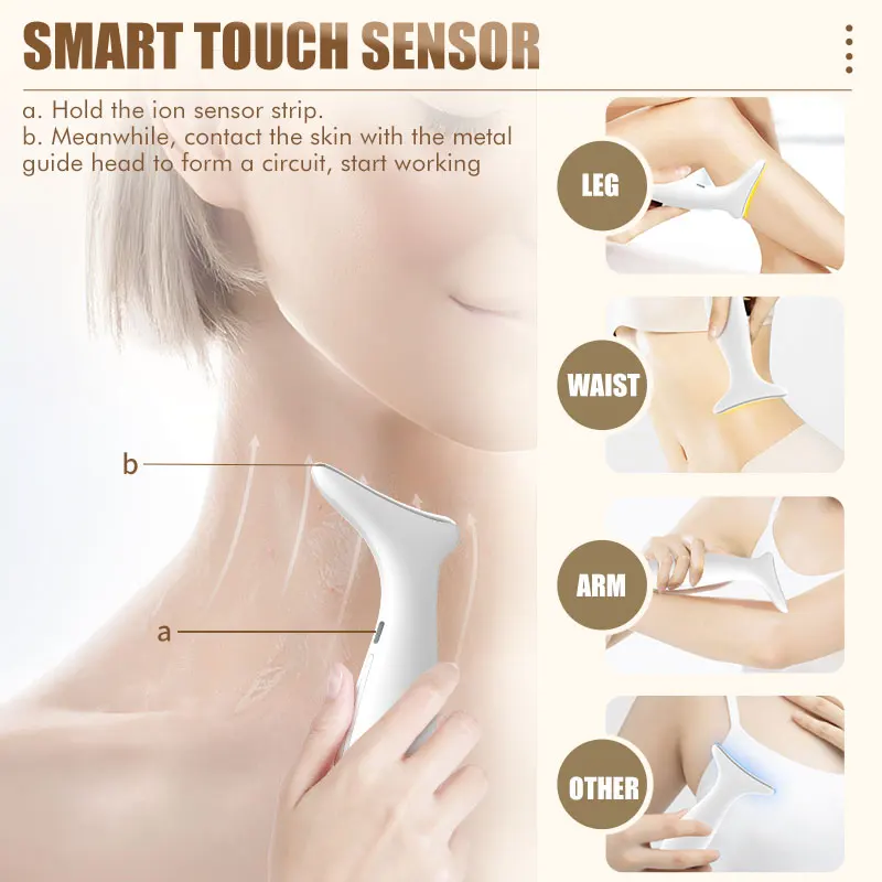 7-kleuren EMS Hals Gezicht Lifting Massager Foton Therapie Huid Draai Anti Rimpel Gezicht Hals Schoonheid Apparaat Dubbele Kin Remover