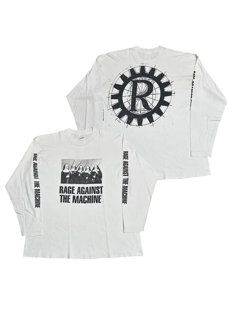 

Футболка Rage Against the Machine Long Sve Punk Ro Band, хлопковая, дышащая, впитывающая пот, удобная, эксклюзивная футболка