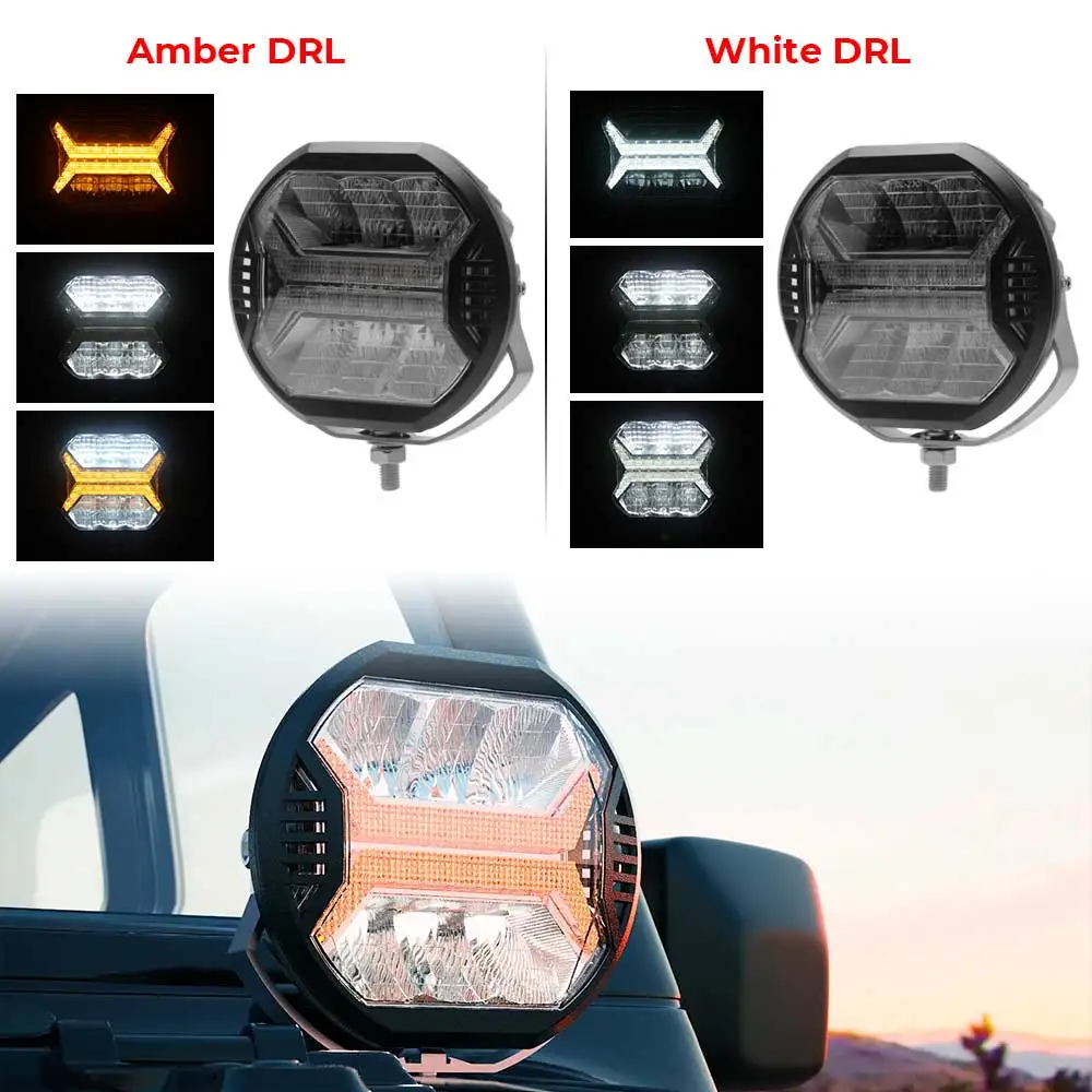 

5.75 Inch LED Emark Driving Light Waterproof Work Lamp For Jeep 4x4 Offroad ATV SUV Truck Tractor Car Motorcycle Auxiliary Light