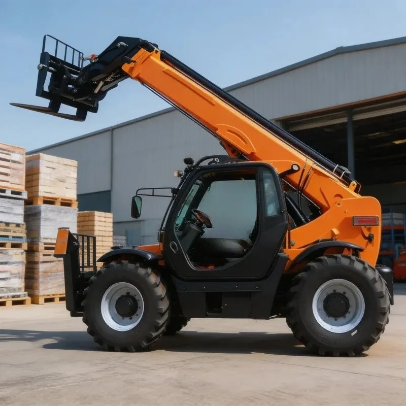 FOB Transportation Equipment Professional 4WD Diesel Telehandler For Building Site Scaffolding Work High Performance Support