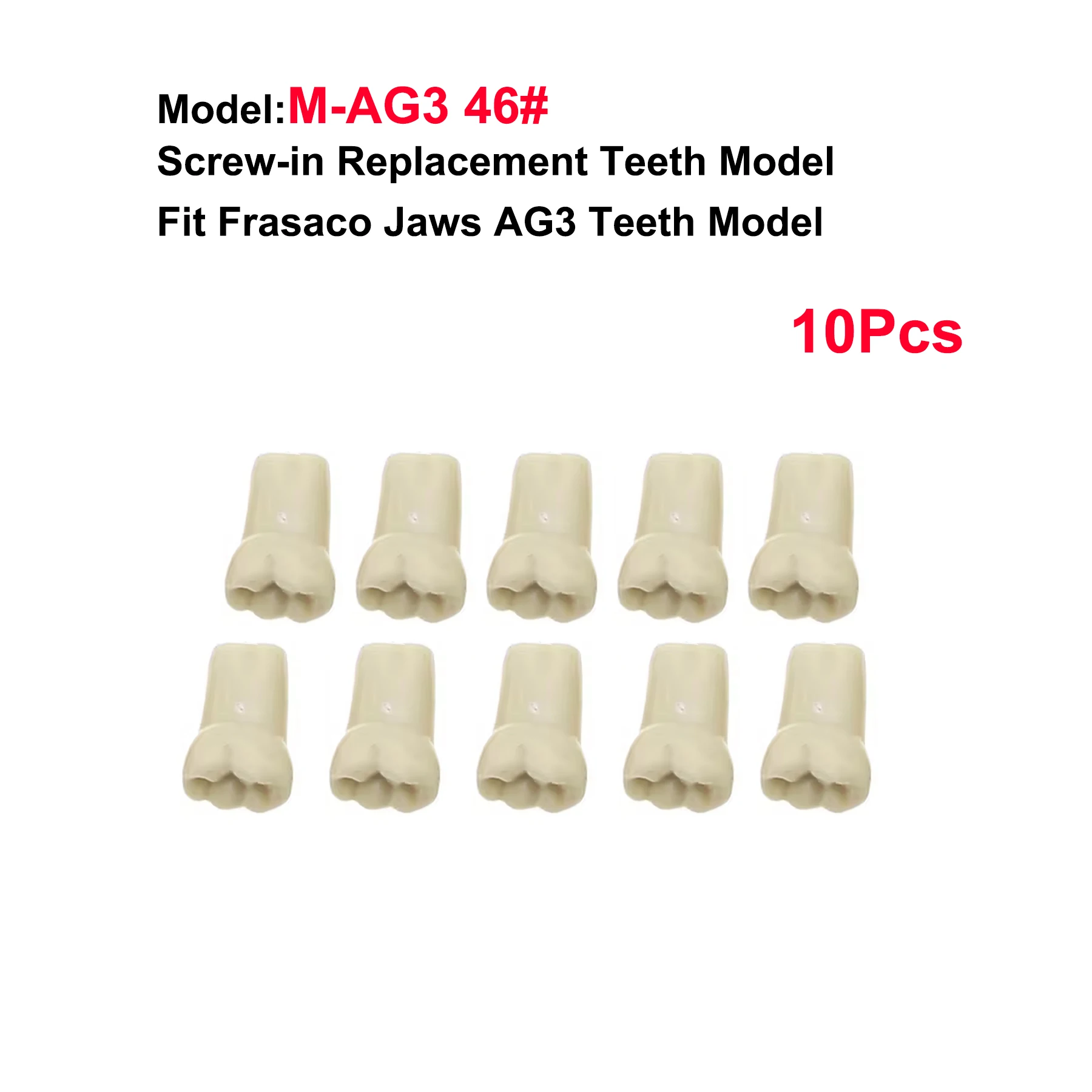 Fit Frasaco AG3 Typodont Tandheelkundige Tanden Model Volledige tanden 32 Stuks Schroef-in Praktijk Vullen Zachte Gom Gingivae tanden Training Teach