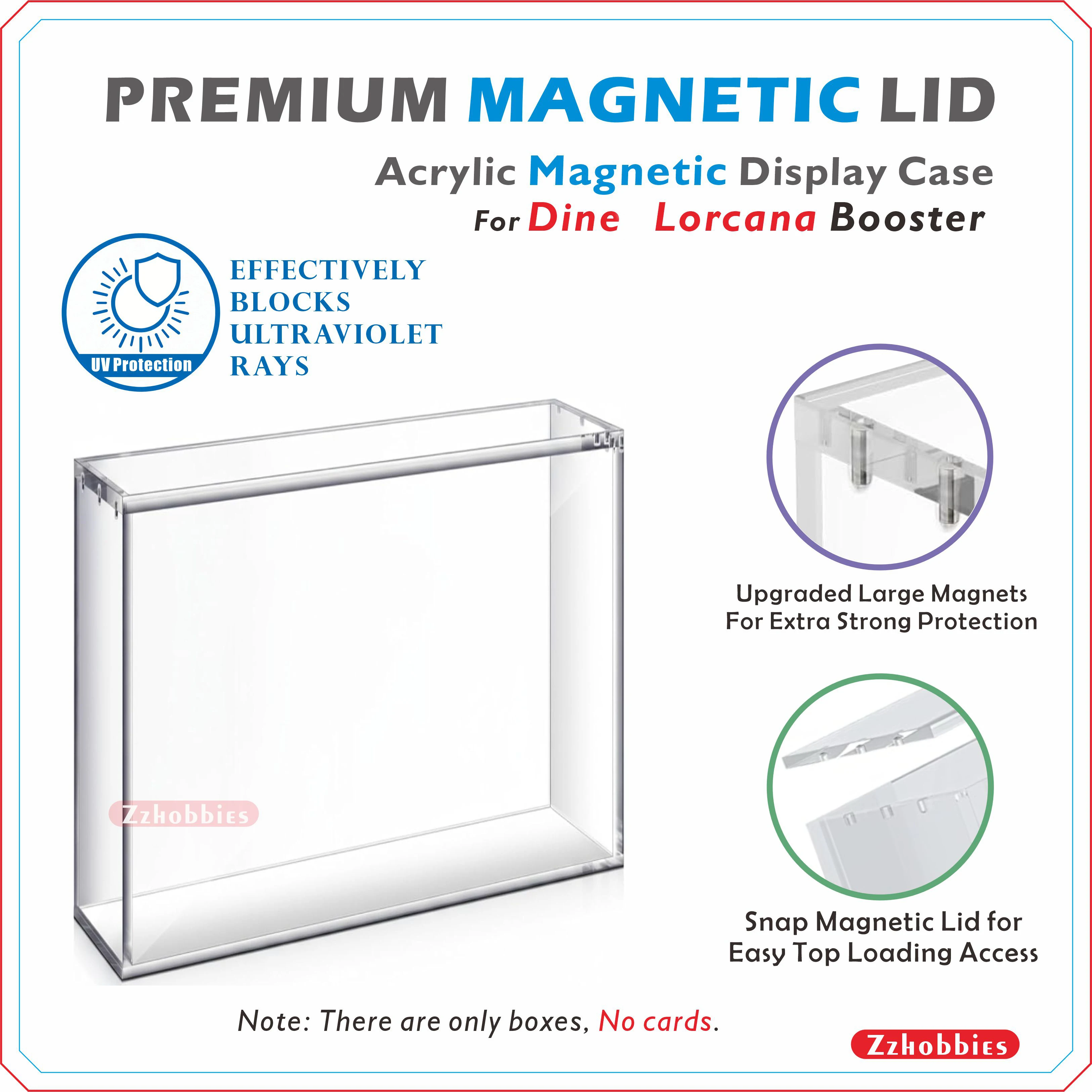 lorcana booster box protector Bearish Lorcana Booster Box Shrink-Wrapped True Fit Acrylic Case