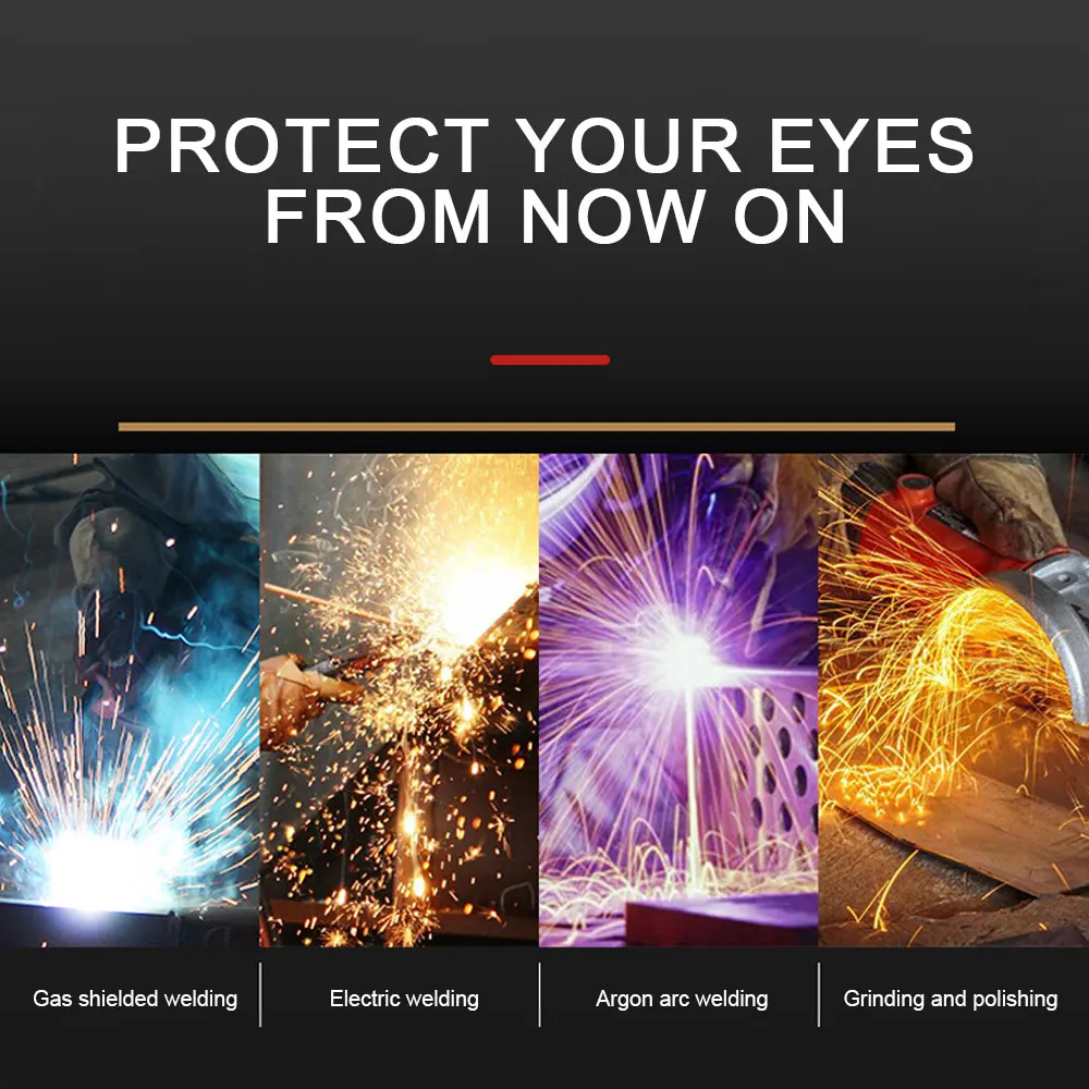 Automatic Darkening Dimming Welding Glasses Anti-glare Argon Arc Welding Glasses Welder Eye Protection Goggles Tools