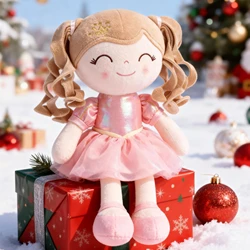 NEW Gloveleya Christmas Plush Doll Baby Dolls, Soft Plush Princess Plush Toys, Ideal Christmas Gift Baby's first Birthday Gift