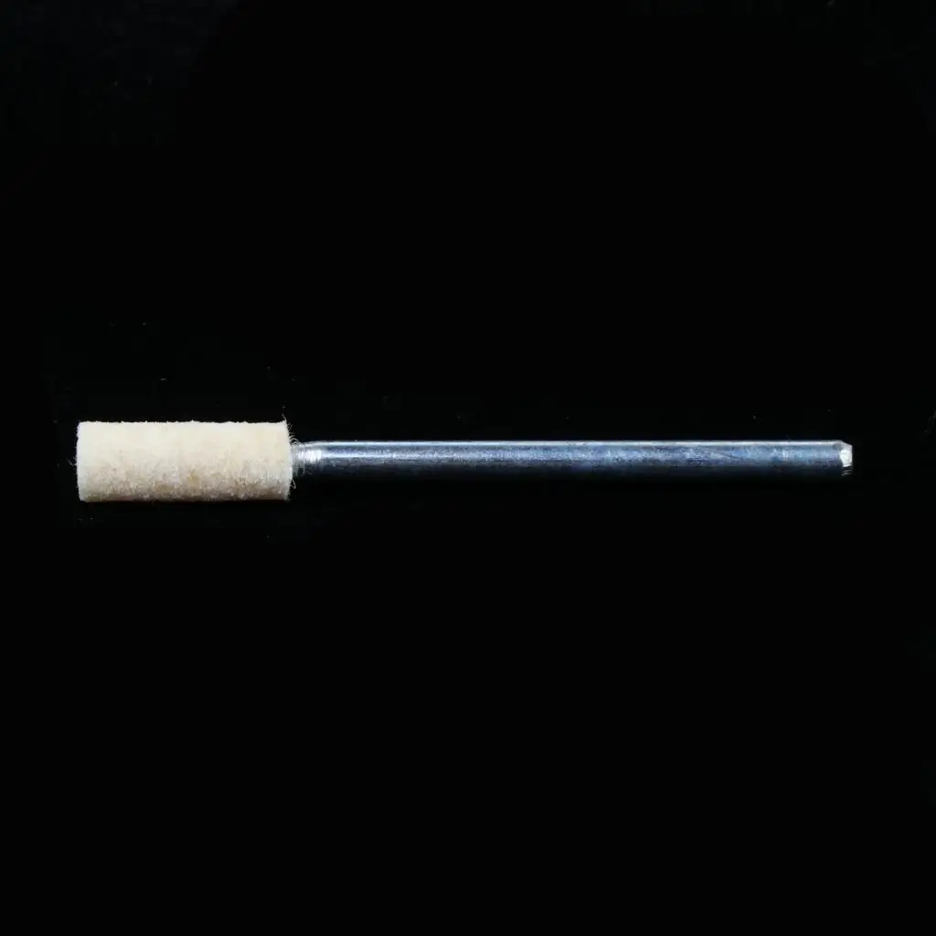 Wool Felt Polishing Point Cylinder Bob Multifunctional Buffing Head Accessory for Polishing Machine Jewelry Cleaning