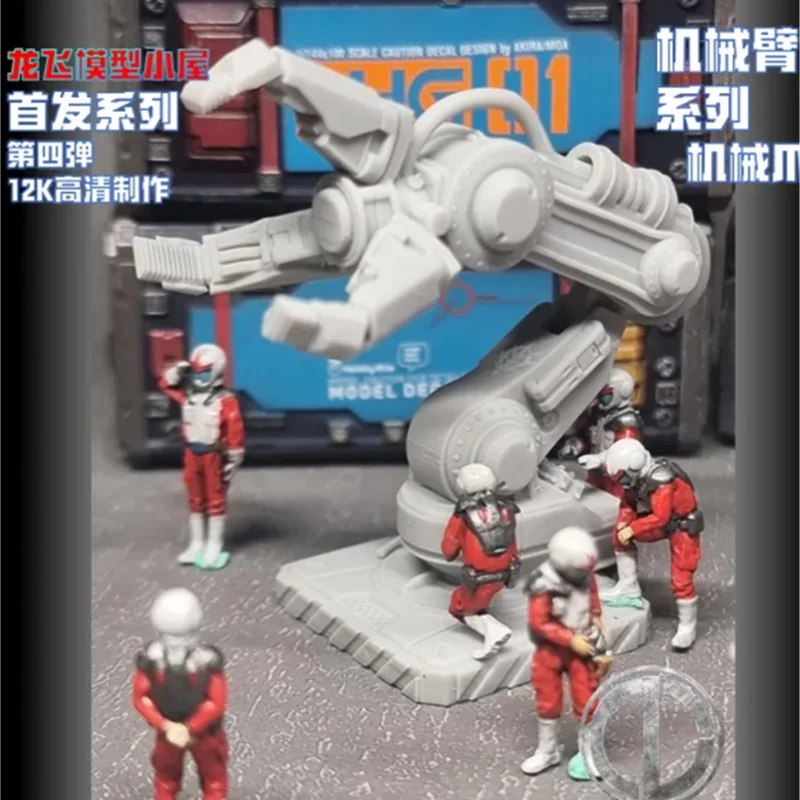 1/144 1/100 1/60 Gk Accessories Resin Production Garage Team People Scene Makle White Model Need Color Youself