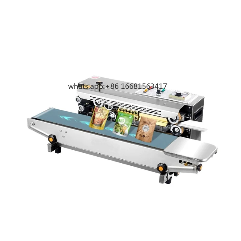 JIAHE FR-900 Vertical And Horizontal Liquid Bag Continuous Sealing Machine Automatic Bag Candy Sealer