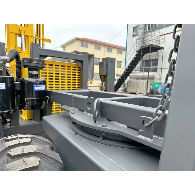 Factory Supplies DTH 200M Water Well Rig With A Drilling Depth Of 58KW 31M³/Min, Crawler-Type Four-Wheel Design