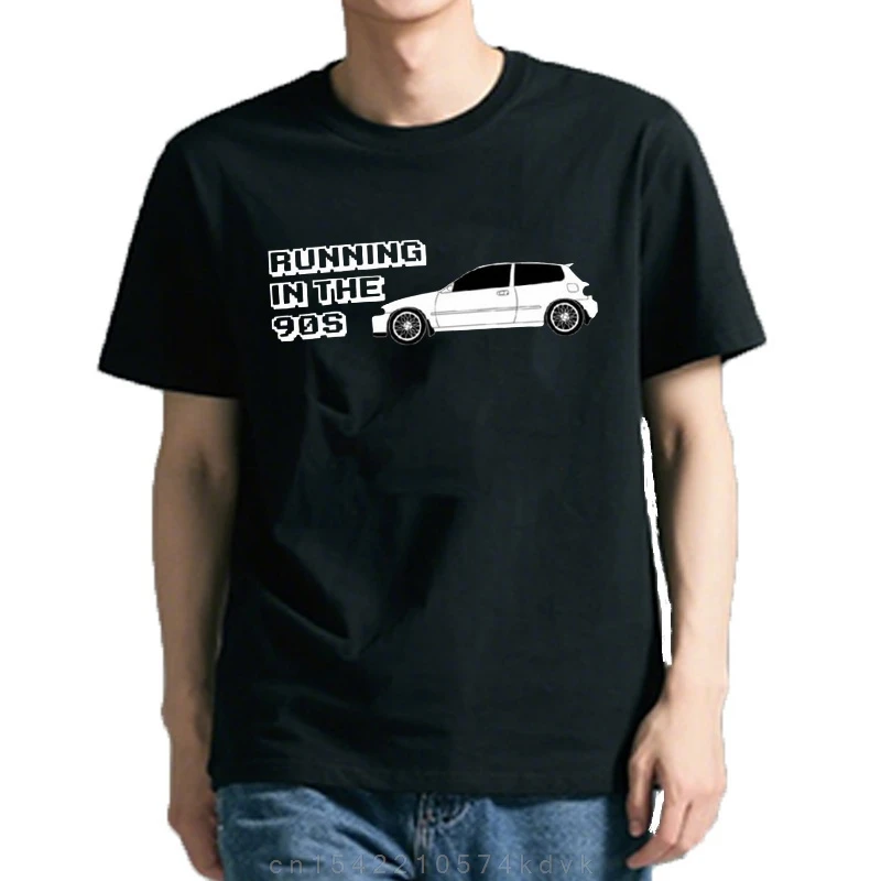 T-shirt graphique pour hommes, grands et grands t-shirts, course dans les années 90, EG6, vêtements mignons, drôles, 303