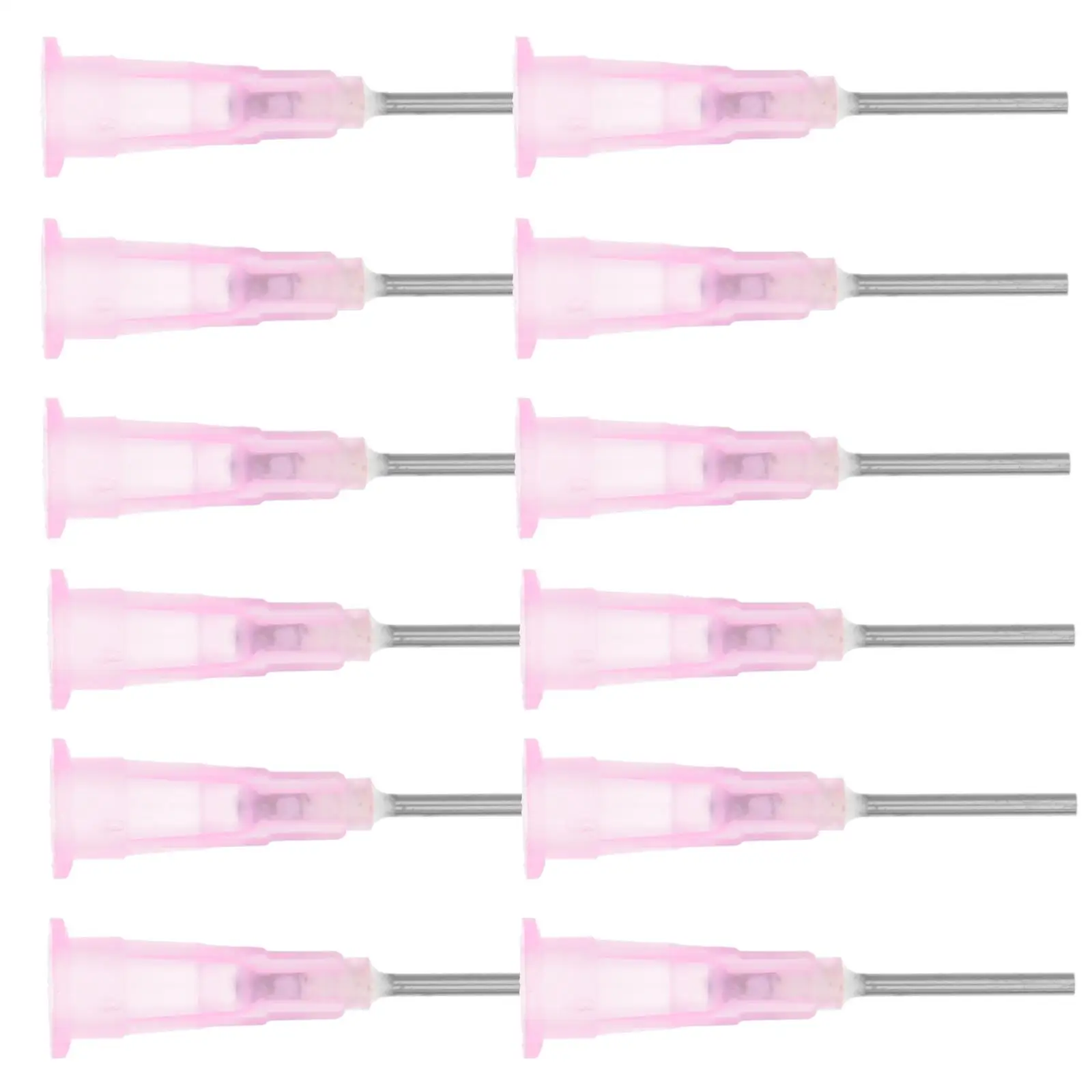 

100pcs Tip Needles Precision Small Stainless Steel Industrial Mini Needles for Glue dispensers epoxy resin glue craft