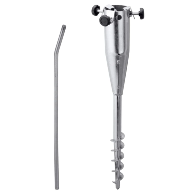 Metal Umbrella Stand Portable Umbrella Anchors Base Heavy Duty In Ground Anchors Beach Umbrella Sand Anchors Easily Install