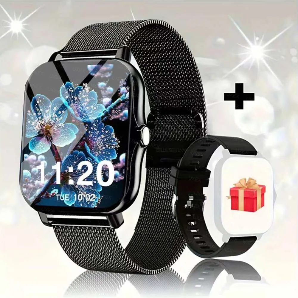 بلوتوث الحديث ساعة ذكية 1.83 ''شاشة كاملة الأكسجين في الدم/مراقبة ضغط الدم ساعة ذكية للنساء الرجال هدية عيد 2026 جديد #1